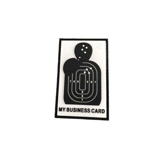 Business Card Patch, fullcolor / 3D Rubber Patch