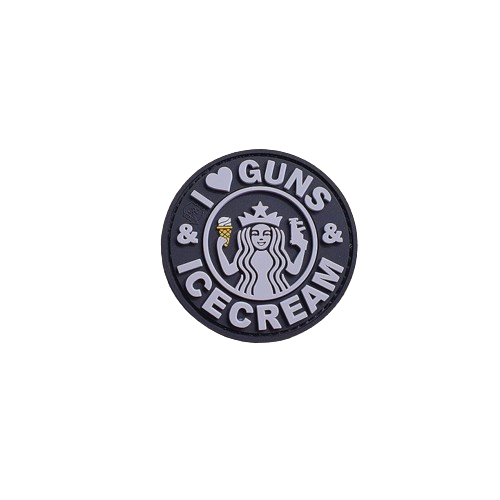 Guns and Icecream Patch, swat, 3D Rubber Patch