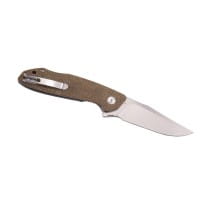 Bruiser G10 Green Unpolished, Black Finish