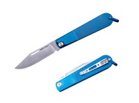 Real Barlow RB-3 Clip Point 12C27 Blue Steel