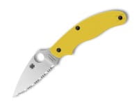 UK Penknife Salt Serrated Yellow