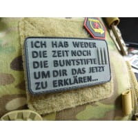 JTG Buntstifte Patch, steingrau-oliv-black / JTG 3D Rubber Patch