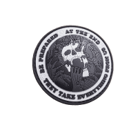 AT THE END Patch, special edition / 3D Rubber Patch