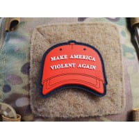 RED BASECAP Patch JTG 3D Rubber Patch