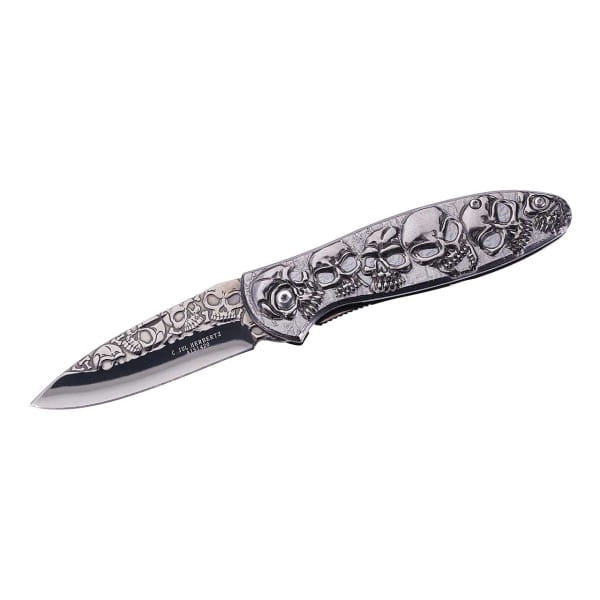 Taschenmesser Totenkopf
