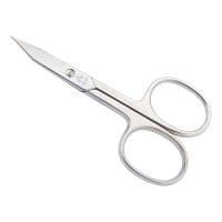 Nagelschere vernickelt Turmspitze gebogen 9.0 cm