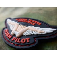 Bush Pilot Wing Patch fullcolor JTG 3D Rubber Patch