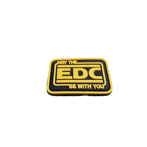 EDC Every Day Carry micro Patch, fullcolor, 3D Rubber Patch