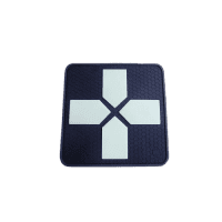 Big RedCross Medic Patch, 100mm, gid / JTG 3D Rubber Patch