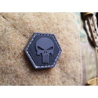 Punisher “YOU ARE NOT ALONE” Patch, blackops, Hexagon Patch, 3D Rubber Patch