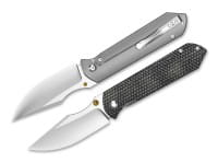 Harpoon Fold Elmax Ti & Black Norplex UltreX Micarta