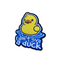 I DON´T GIVE A DUCK Patch fullcolor JTG 3D Rubber Patch