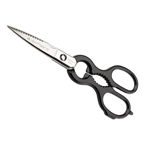 Küchenschere rostfrei schwarz 20.5 cm
