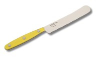 Buckelsmesser /Brötchenmesser gelb