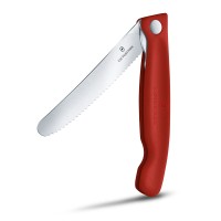Swiss Classic faltbares Gemüsemesser 11 cm rot