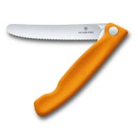 Swiss Classic faltbares Gemüsemesser 11 cm orange