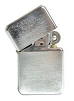 Sturmfeuerzeug blank gebürstet