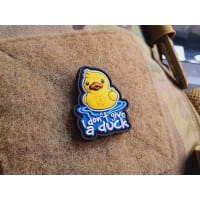 JTG I DON´T GIVE A DUCK micro Patch, fullcolor, JTG 3D Rubber Patch