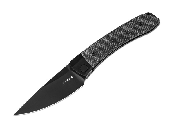 Mini Momo 154CM Aluminum & Micarta All Black