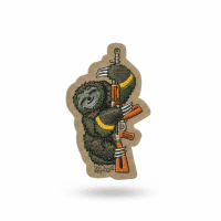 Faultier Patch fullcolor gestickter Patch M-Tac