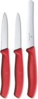 Swiss Classic Gemüsemesser Set, 3-teilig Rot