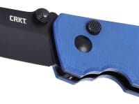 Squid Button Lock Micarta Blue