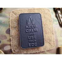 Keep Calm and use your EDC Patch, blackops, 3D Rubber Patch
