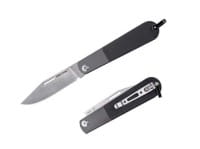 Real Barlow RB-3 Clip Point 12C27 Black Steel