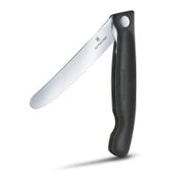 Swiss Classic faltbares Gemüsemesser 11 cm schwarz