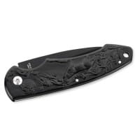 Taschenmesser Wolf schwarz