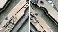 Titan SEPP TiBronze, Klappmesser mit Zweihandbedienung, 95mm black stonewashed Klinge