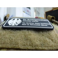 Finger weg von meiner Gear Patch, limited edition / JTG 3D Rubber Patch