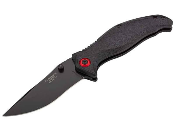 Einhandmesser Schwarz / Rot