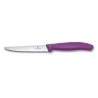 Swiss Classic Steak- und Pizzamesser Wellen Violett