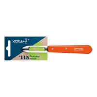 Gemüsemesser No 115, rostfrei, Buche, orange