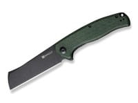 Traxler Micarta Green Black Blade