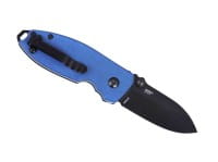Squid Button Lock Micarta Blue