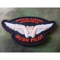Bush Pilot Wing Patch fullcolor JTG 3D Rubber Patch