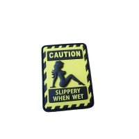 SLIPPERY WHEN WET Patch JTG 3D Rubber Patch