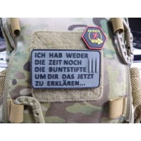 JTG Buntstifte Patch, steingrau-oliv-black / JTG 3D Rubber Patch