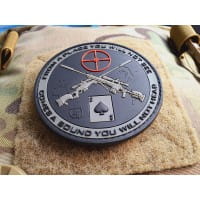 JTG Sniper Patch, steingrau-olive / JTG 3D Rubber Patch