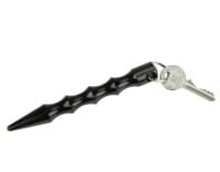 Kubotan Key Chain (Griff gewellt) schwarz
