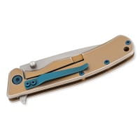 Selektion Einhandmesser, Edelstahl, gelb