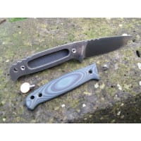 WOC Gen II Wanger Outdoor Cutter 9Cr18MoV HRC 58 - 60 Jimping Schwarz