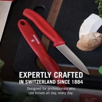 Swiss Classic Profi Gemüsemesser Set, 6-teilig Rot in Geschenkschachtel
