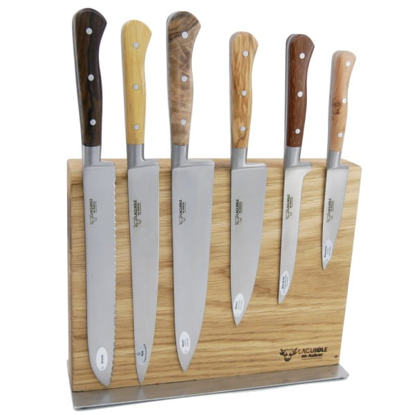 Laguiole Kochmesser Set 6-teilig mit Messerblock