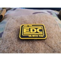 EDC Every Day Carry micro Patch, fullcolor, 3D Rubber Patch