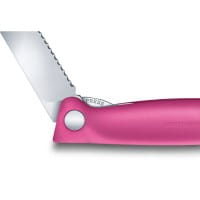 Swiss Classic faltbares Gemüsemesser 11 cm pink