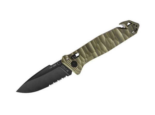 Maraudeur G10 Textured Kaki Serrated