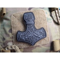 M-Tac Mjölnir Large Patch, grey, 3d Rubber Patch